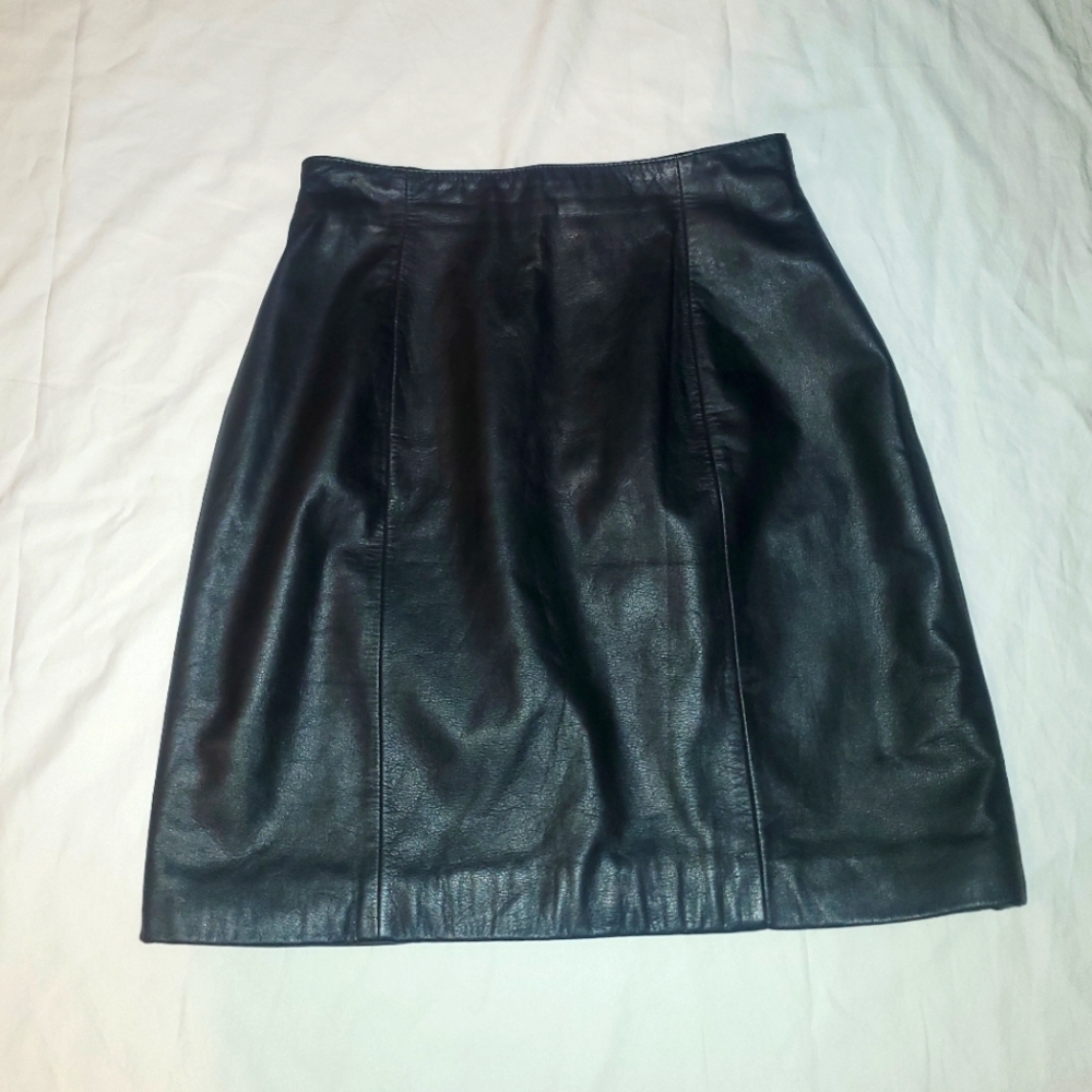 Wilsons Leather Black Skirt